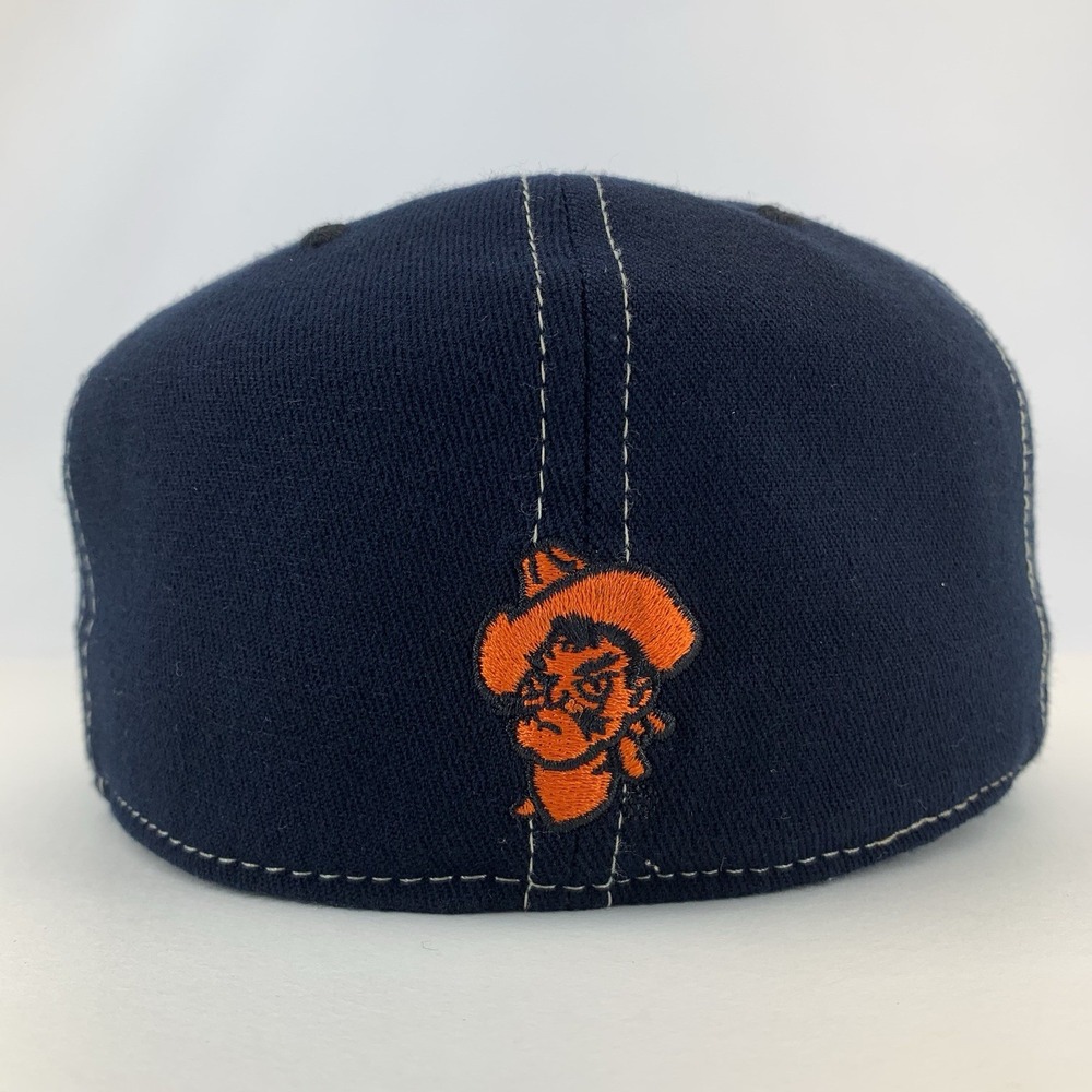 OSU Cowboys Hat Oklahoma State Orange Black L/XL Stretch Baseball Cap TOW King - Picture 4 of 16
